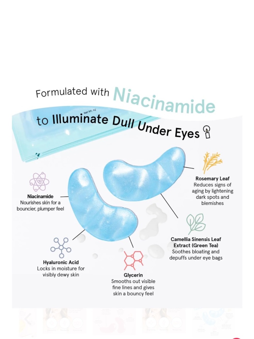 grace & stella Under Eye Masks (Set of 12) - Picture 8 of 8
